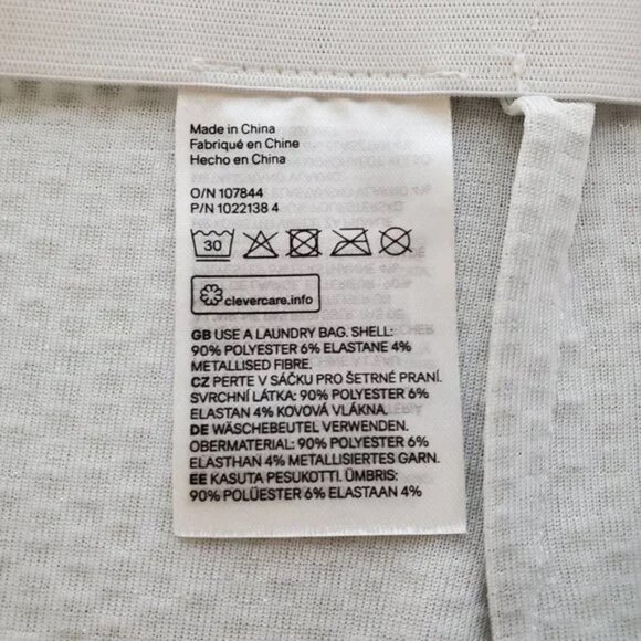 H&M Divided Sequin Mini skirt Festival Disco Costume Rave Halloween Cosplay L - Picture 5 of 8